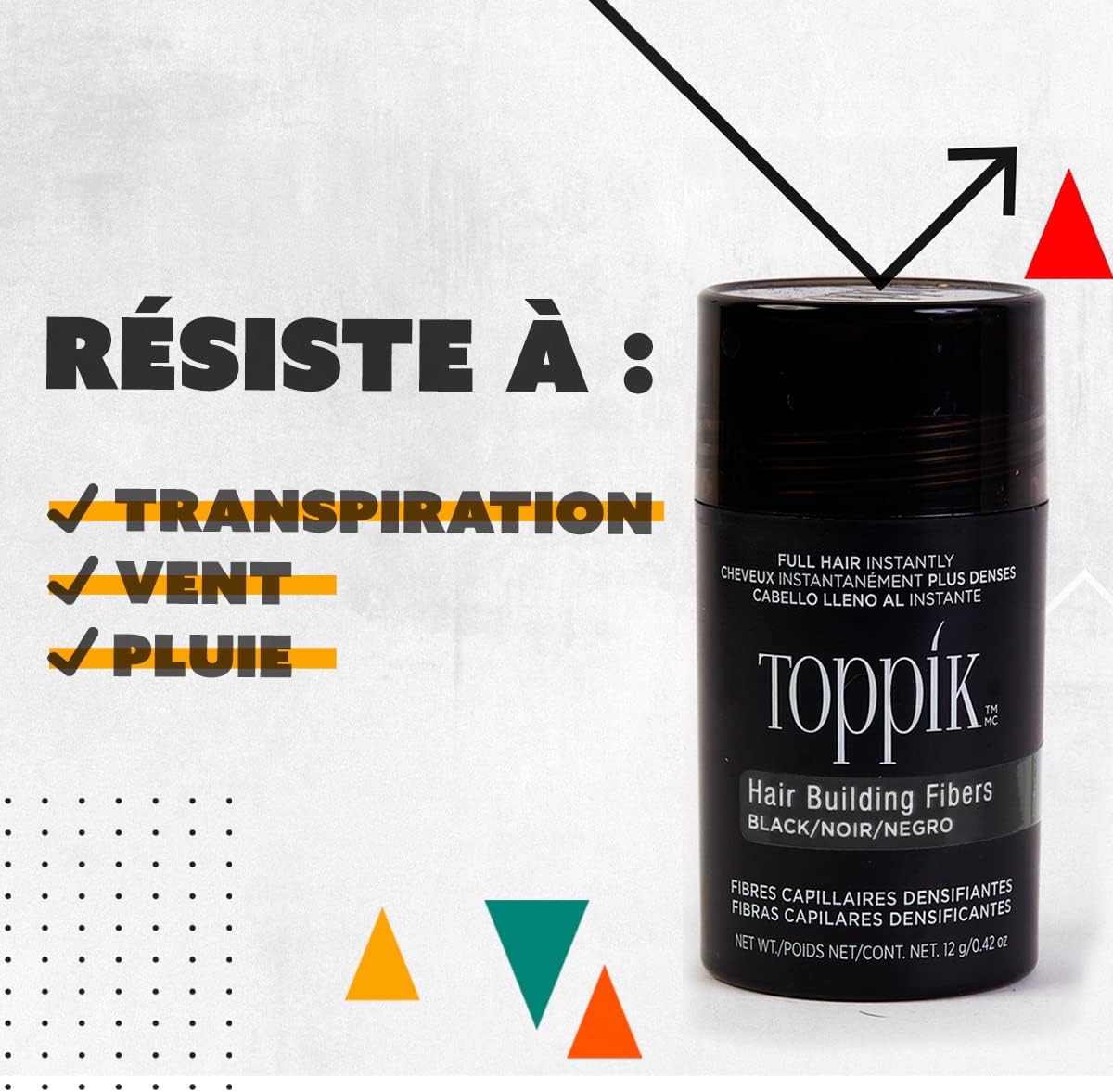 Fibres de renforcement capillaire Toppik - 27,5 grammes