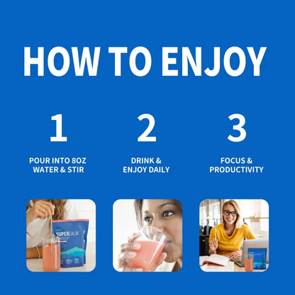 Calm & Recharge: Magnesium Electrolyte Drink Mix