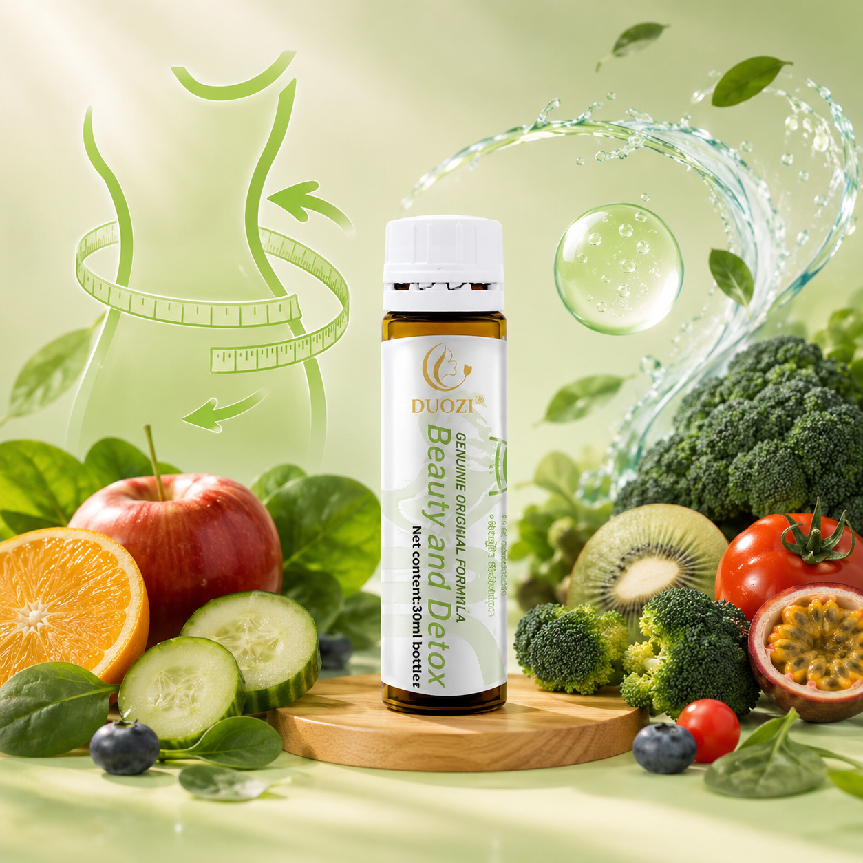 🌿 Beauty & Detox Slim Fit Juice — Natural Fruit & Vegetable Enzyme Drink