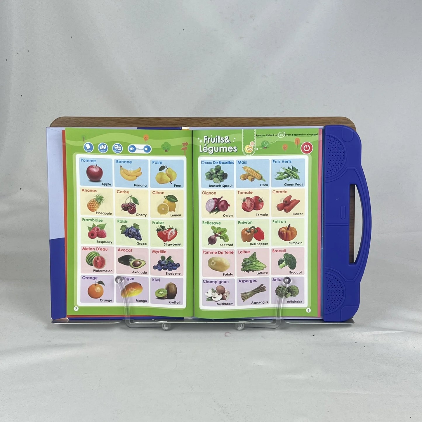 Livre Audio Français Interactif – Jouet Éducatif d’Éveil et d’Apprentissage Précoce